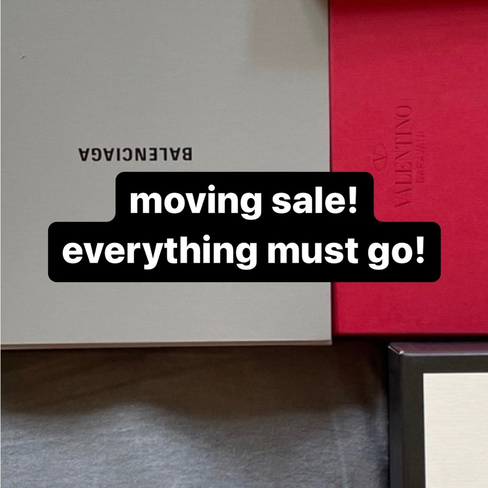 MOVING SALE IS ON!